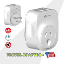Sansai Travel Adaptor 2 X USB - USA