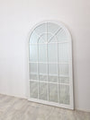 Window Style Mirror - White Arch 70 CM x 130 CM