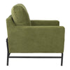 Mylah Fabric Armchair Occasional Accent Arm Chair Green