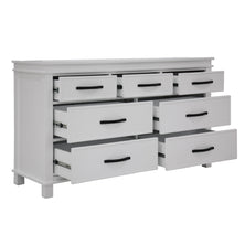 Lily Dresser Mirror 7 Chest of Drawers Tallboy Storage Cabinet - White