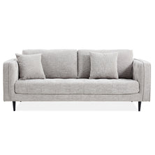 Jolie 3 Seater Sofa Fabric Uplholstered Lounge Couch - Quartz