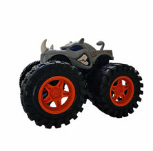 Friction Powered Purple Rhino Monster Truck for Children 1:16 Scale 3+
