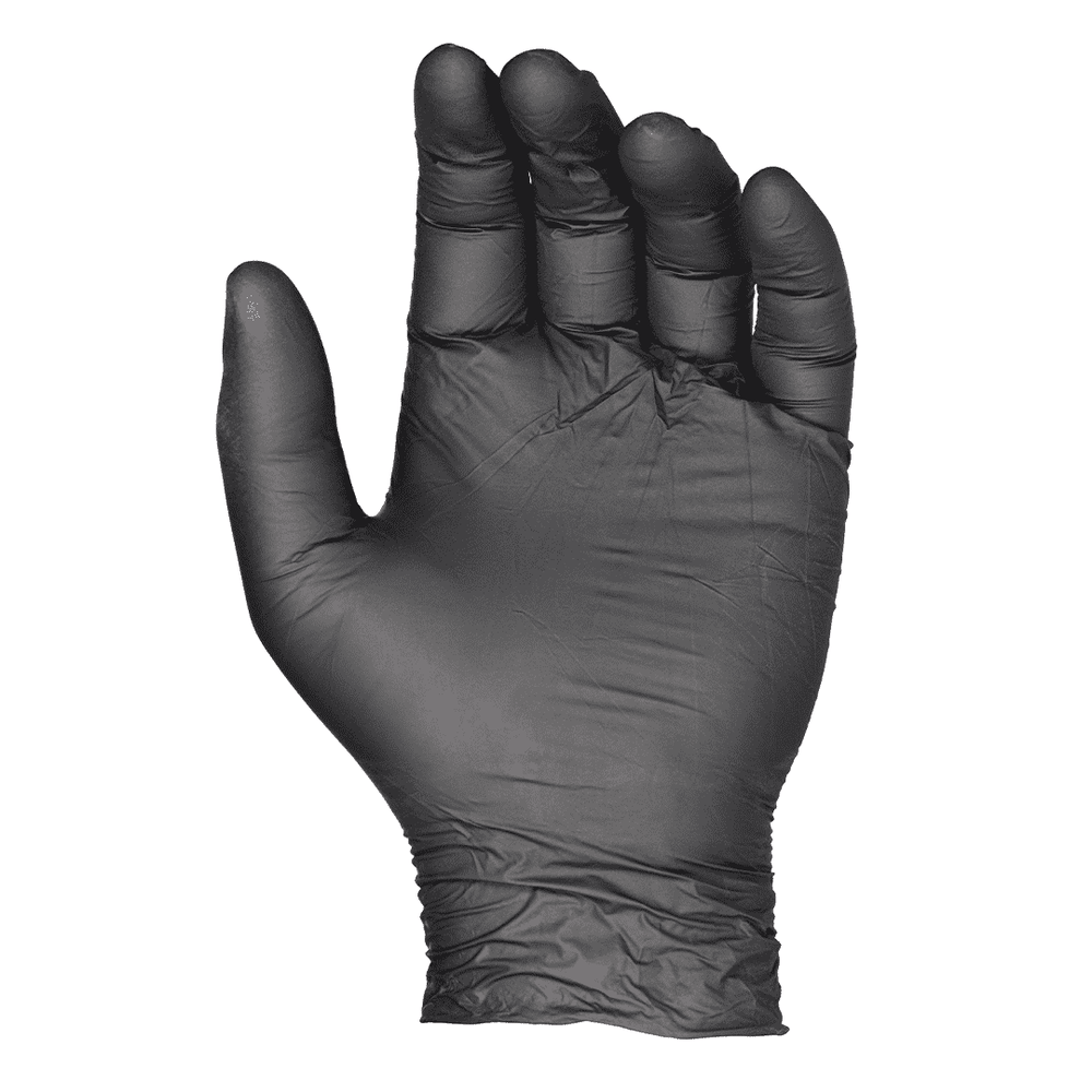 Saniflex Light Industrial Black Nitrile Gloves 100 Pack - X-Large