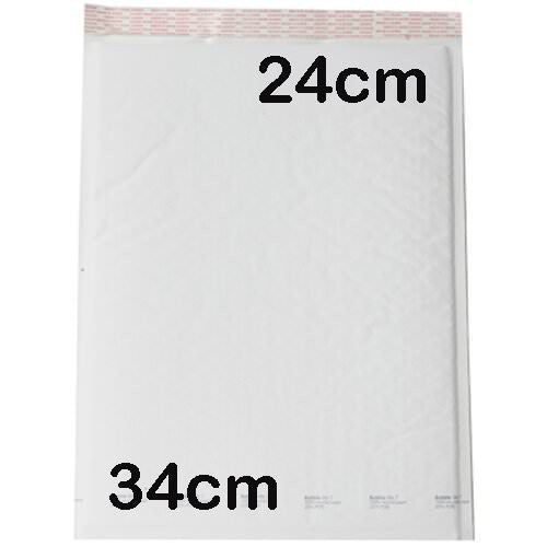 20 Pack of 34*24cm White Padded Mailer Bag Envelope