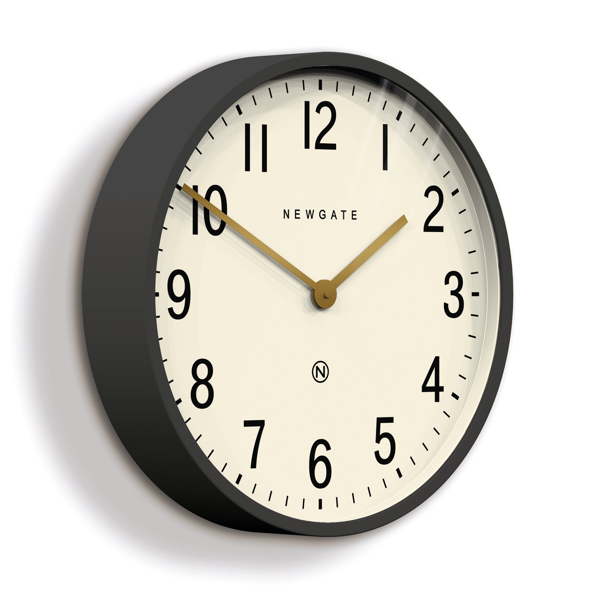 Newgate Mr Edwards Clock Matte Blizzard Grey