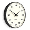 Newgate Radio City Wall Clock - Matte Blizzard Grey