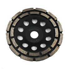 150mm Diamond Grinder Wheel Disc Grinding Double Row Stone Brick Concrete 24 seg