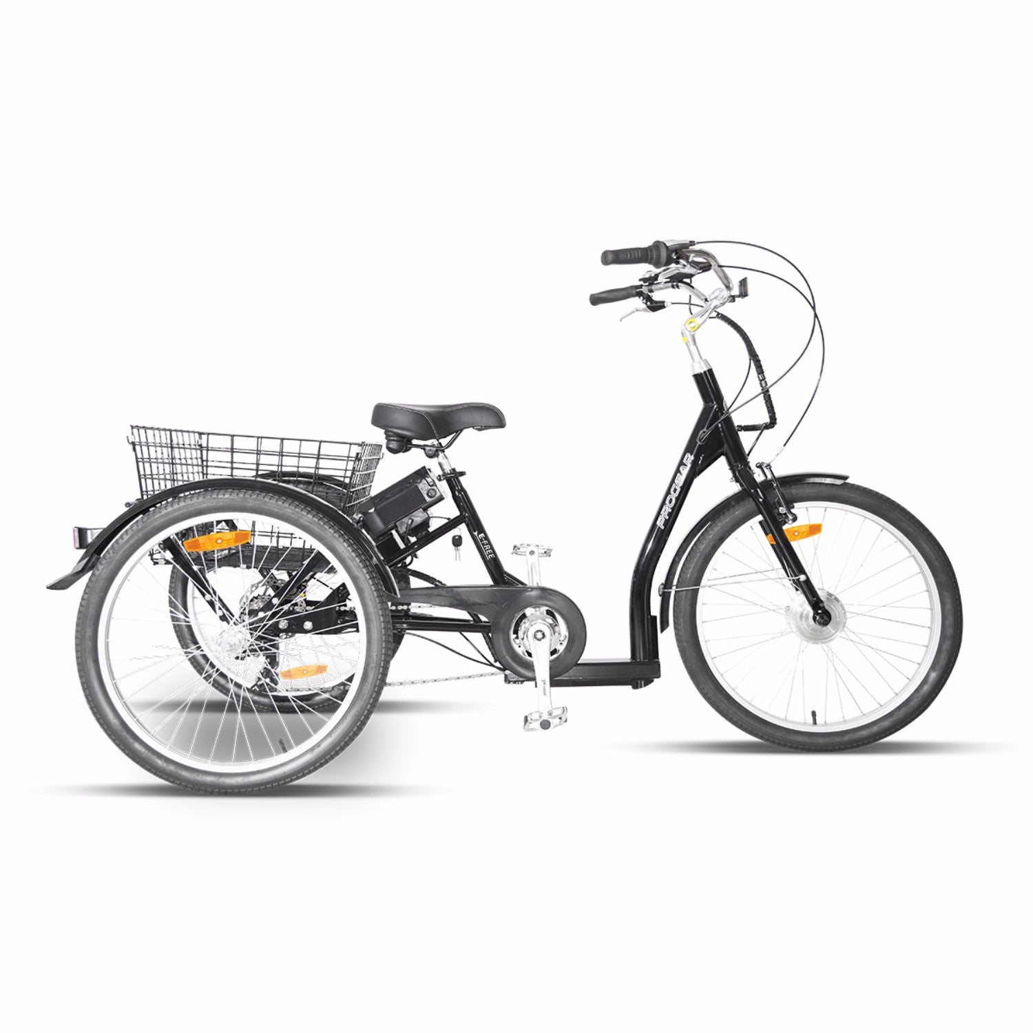 Progear Bikes E-Free Electric Trike with Walk Mode 24