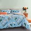 Botanical Sarah Microfibre Quilt Cover Set-queen size