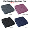 1 Pc Floor Box Cushion Pad 40 x 40+ 8 cm Dusty Pink