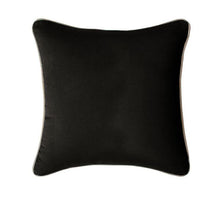 J Elliot Home Gabriel 100% Cotton Cushion Cover 60 x 60 cm Black