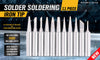 11Pc Soldering Iron Tips Solder Rework Lead Free Hakko Soldering Station AU