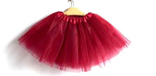 New Kids Tutu Skirt Baby Princess Dressup Party Girls Costume Ballet Dance Wear, Burgundy, Kids