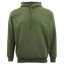 Adult Unisex Men's Basic Plain Hoodie Pullover Sweater Sweatshirt Jumper XS-8XL, Olive, L