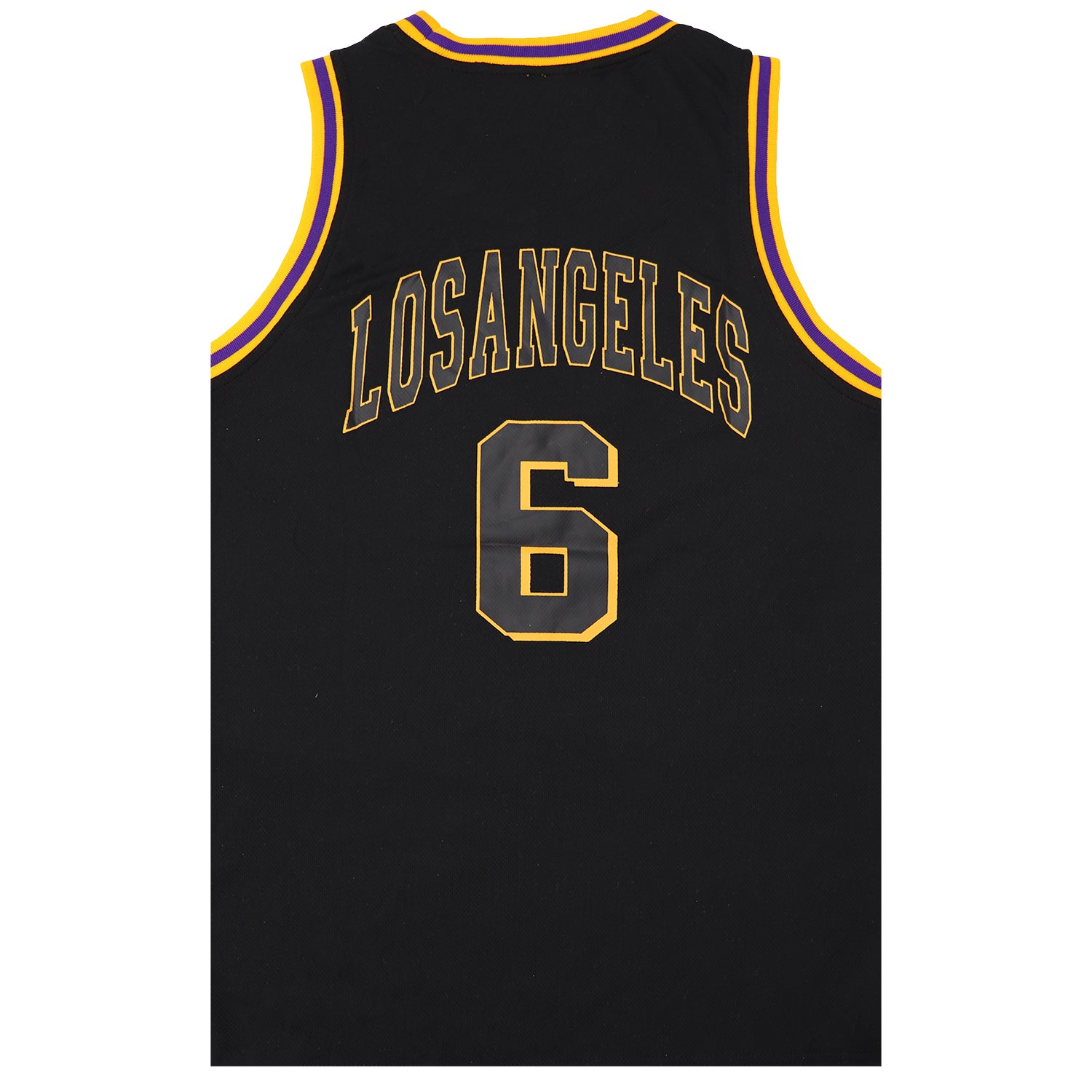 Kid's Basketball Jersey Tank Boys Sports T Shirt Tee Singlet Tops Los Angeles, Black - Los Angeles 6, 4