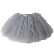 New Adults Tulle Tutu Skirt Dressup Party Costume Ballet Womens Girls Dance Wear, Grey, Adults