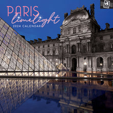 Paris Limelight - 2024 Square Wall Calendar 16 Months Planner Xmas New Year Gift