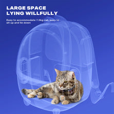 Designed cat bag for going out, portable backpack, space capsule, large capacity breathable school bag, pet bag, summer pet backpack