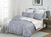 Tree Reversible Queen Size Grey Duvet Quilt Cover Set