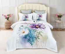 Marrea Floral Quilt Cover Set - Queen Size