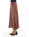 Alpha Studio Women's Brown Viscose Skirt - W42 US