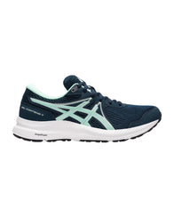 ASICS Engineered Mesh Cushioned Running Shoes with Synthetic Overlays in French Blue - 7 US