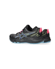 ASICS Breathable Trail Running Shoes with Cushioned Comfort in Black - 7.5 US