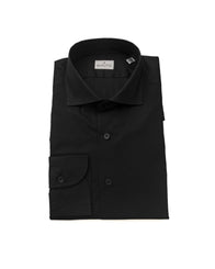Bagutta Men's Black Cotton Shirt - XL