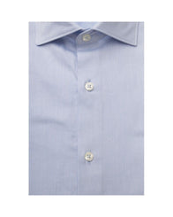 Bagutta Men's Light Blue Cotton Shirt - L