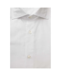 Bagutta Men's White Cotton Shirt - XL