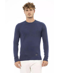 Baldinini Trend Men's Blue Modal Sweater - 50 IT