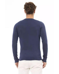 Baldinini Trend Men's Blue Modal Sweater - 50 IT