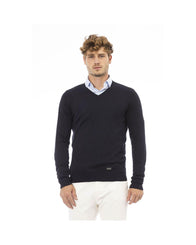 Baldinini Trend Men's Blue Modal Sweater - 48 IT
