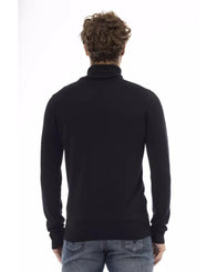 Baldinini Trend Men's Blue Modal Sweater - 54 IT