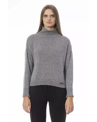 Baldinini Trend Women's Gray Viscose Sweater - S