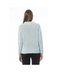 Baldinini Trend Women's Light Blue Wool Sweater - S