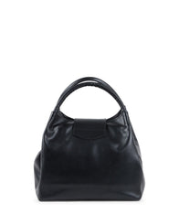 Dee Ocleppo Women's Structured Leather Tote Bag in Black - One Size