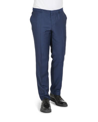 Hugo Boss Men's Blue Wool Blend Trousers in Blue - 27 EU