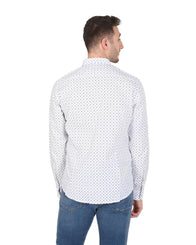Hugo Boss Men's Cotton blend dress shirt in Naturale - L