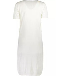 Cavalli Class Women's White Viscose Dress - S