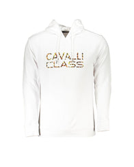 Cavalli Class Men's White Cotton Sweater - M