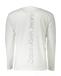 Calvin Klein Men's White Cotton T-Shirt - XL