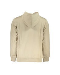 Calvin Klein Men's Beige Cotton Sweater - 2XL