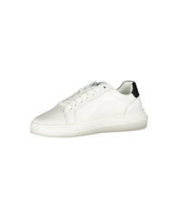 Calvin Klein Men's White Polyester Sneaker - 46 EU