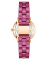 Rose Gold Fashion Watch with Rhine Stone Facing One Size Women