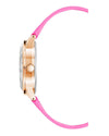 Rose Gold Analog Fashion Watch with Rhine Stone Facing One Size Women