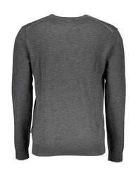 Napapijri Men's Gray Wool Shirt - S