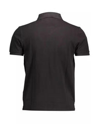 North Sails Men's Black Cotton Polo Shirt - L