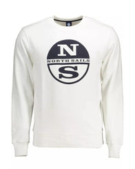 North Sails Men's White Cotton Sweater - XL