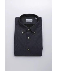 Robert Friedman Men's Black Cotton Shirt - L